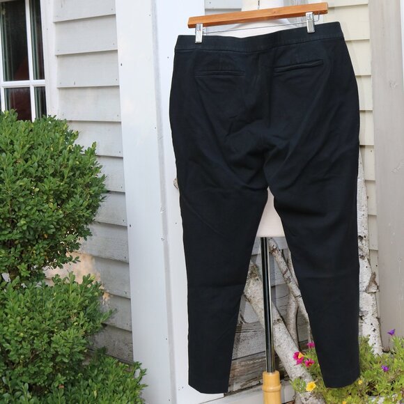 J Jill Plus Size Black Premium Bi-Stretch Center Seam Slim Ankle Pants Sz 16 - Picture 4 of 6